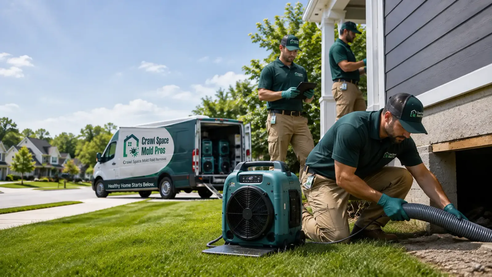 Crawl Space Mold Removal in Falls City, TX
